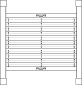 verspanntes Dachfensterplissee mit Seitenführungsschienen